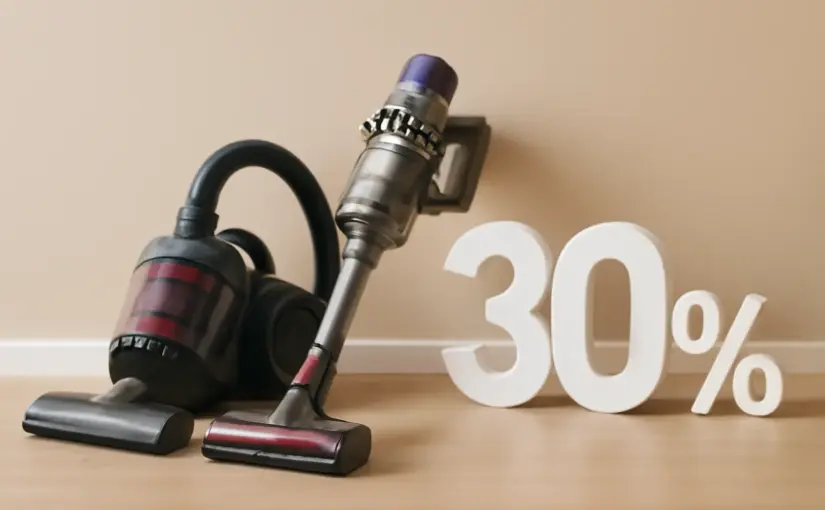 30% 성능 손실 나는 유선 vs 무선청소기, 숫자로 본 단점 비교